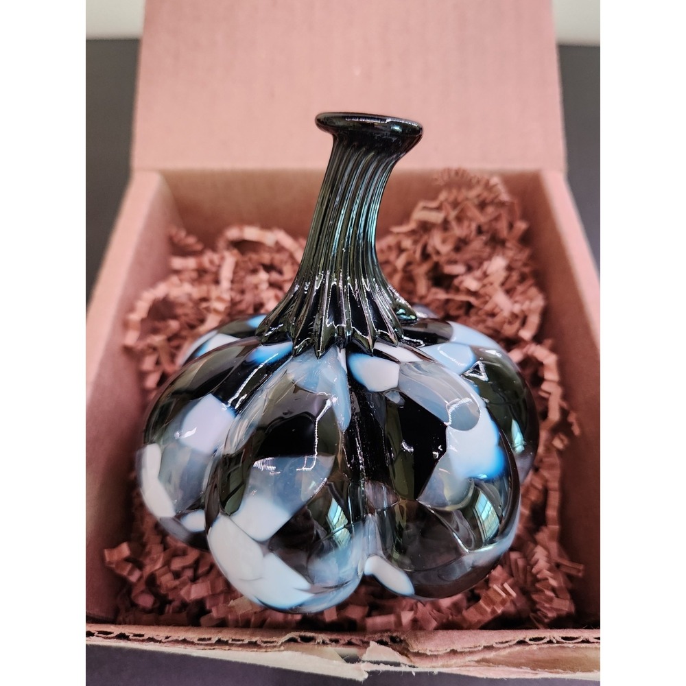 Nightshade | Mini Organic | Handblown Glass Pumpkin